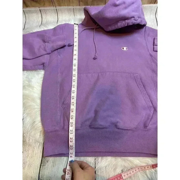 Champion Reverse Weave Hoodie Lilac Purple Women's Size S - Picture 8 of 8